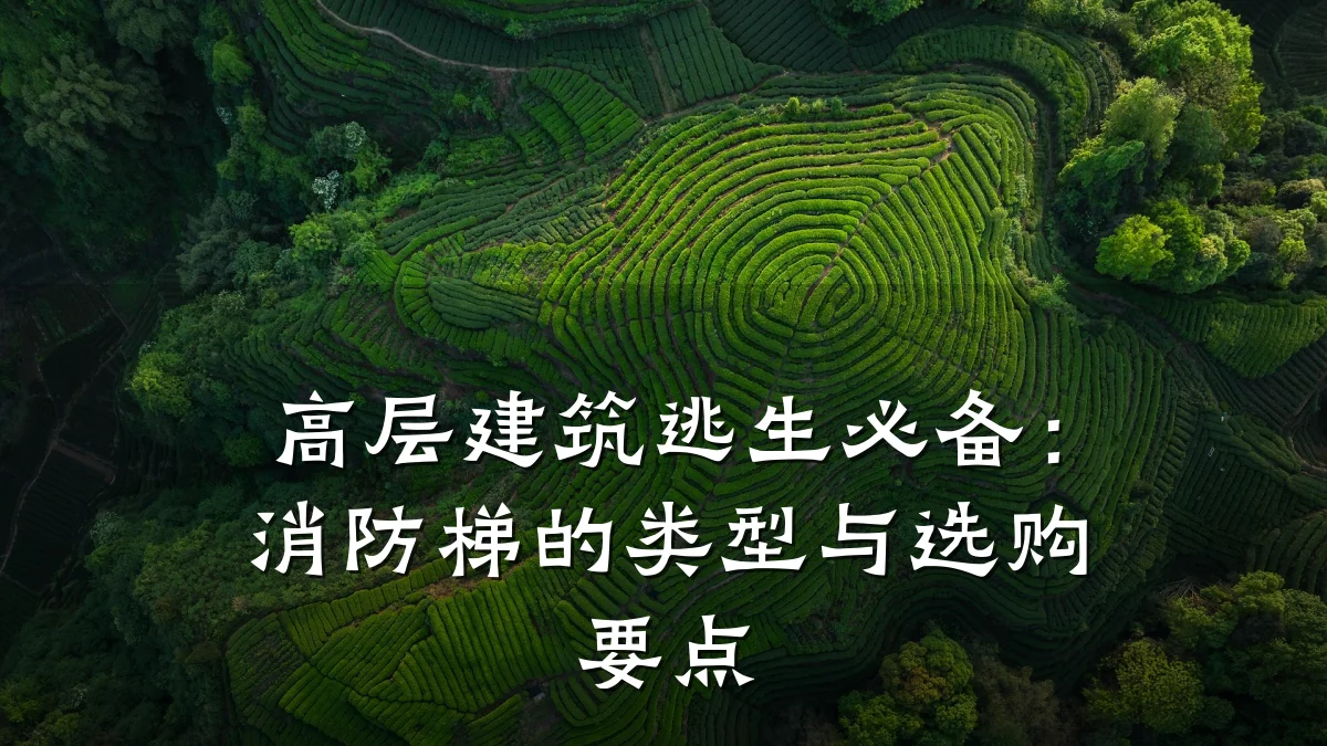 高层建筑逃生必备：消防梯的类型与选购要点