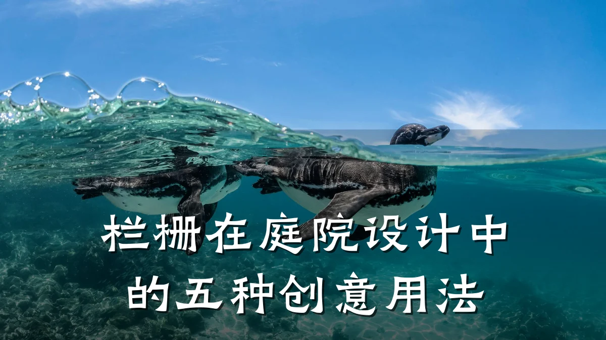栏栅在庭院设计中的五种创意用法