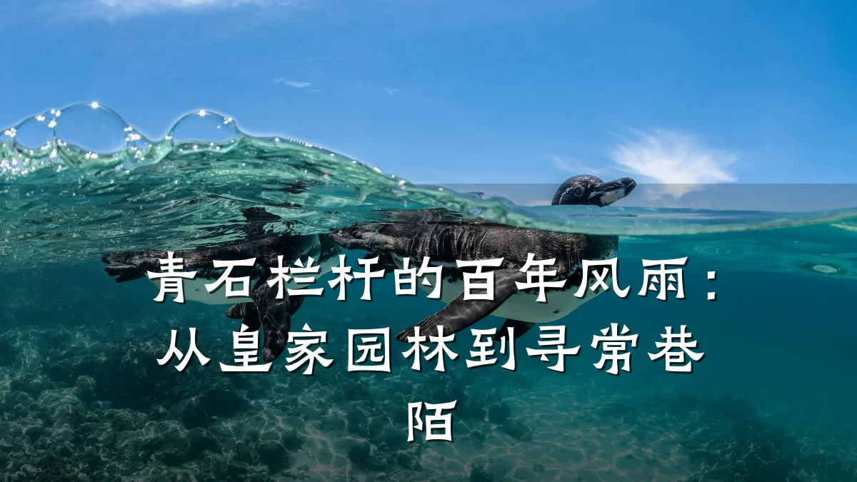 青石栏杆的百年风雨：从皇家园林到寻常巷陌