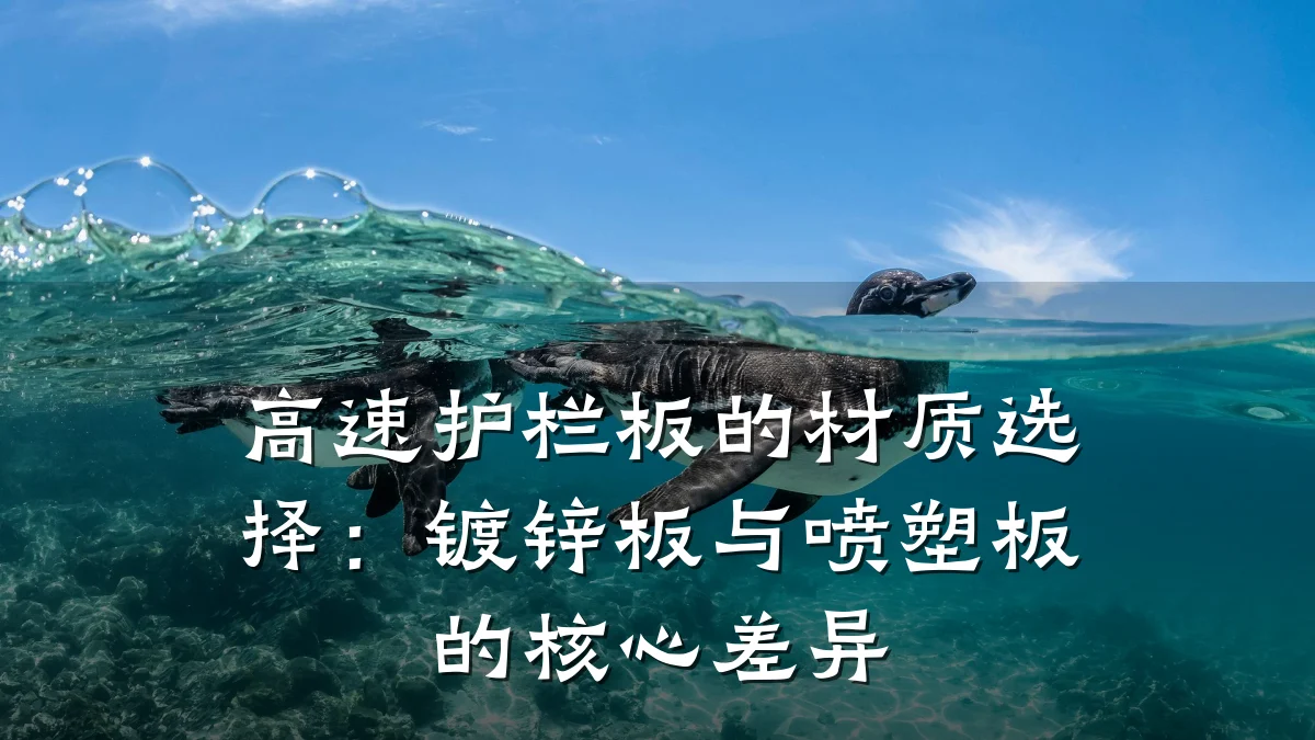 高速护栏板的材质选择：镀锌板与喷塑板的核心差异