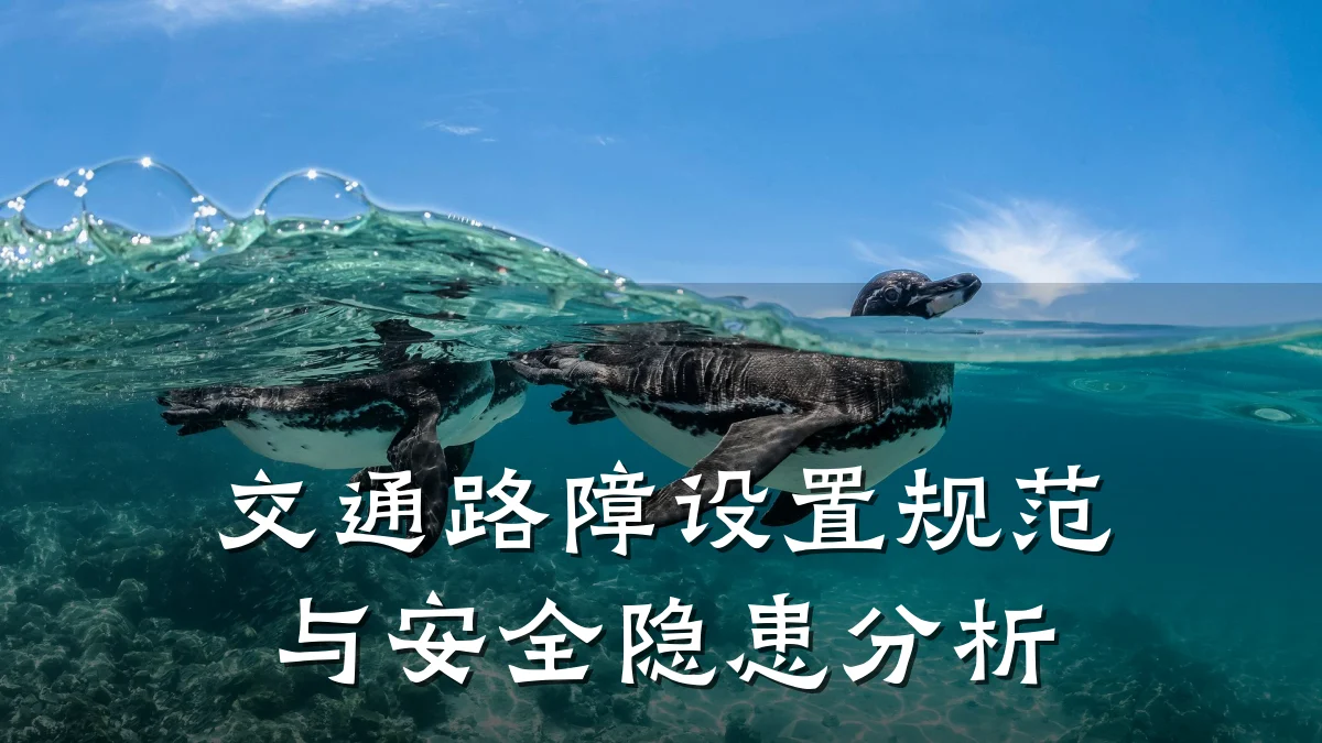 交通路障设置规范与安全隐患分析
