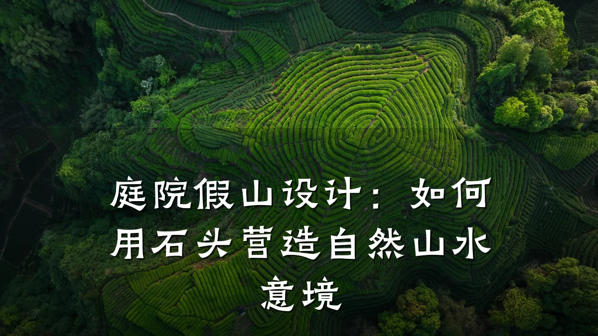 庭院假山设计：如何用石头营造自然山水意境