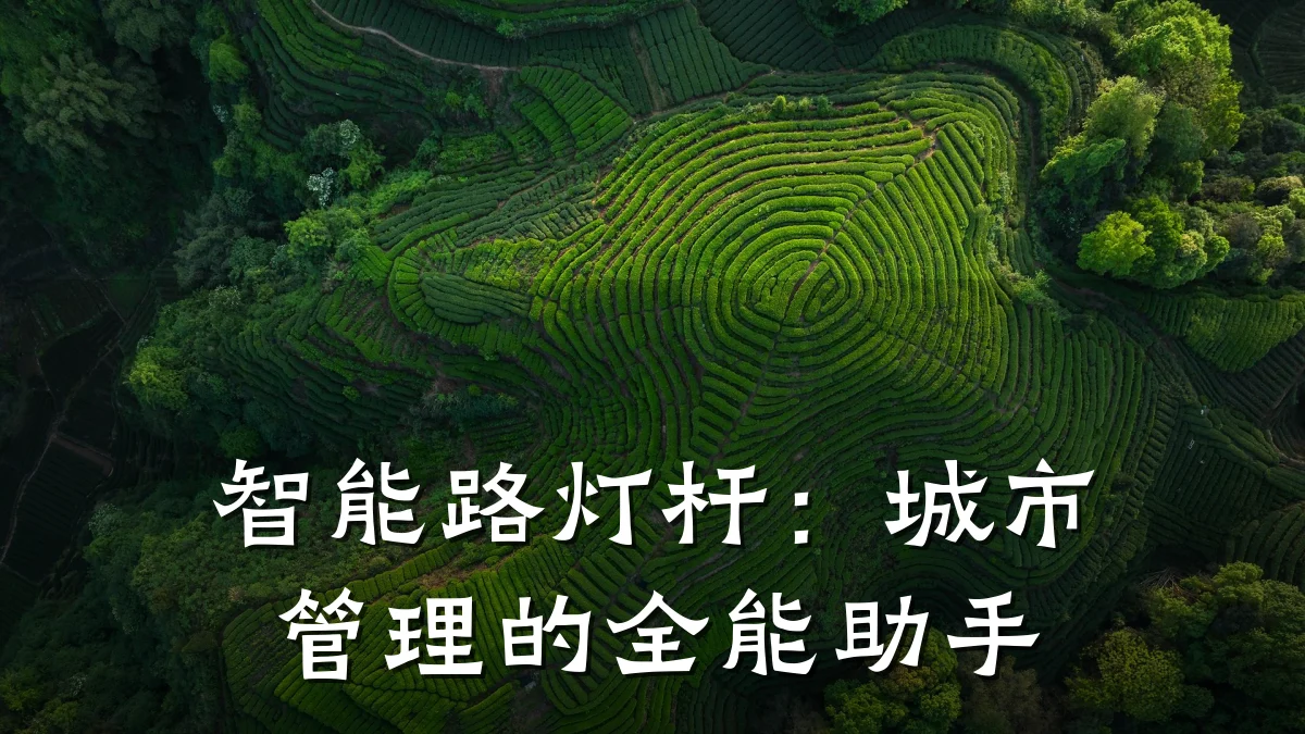 智能路灯杆：城市管理的全能助手