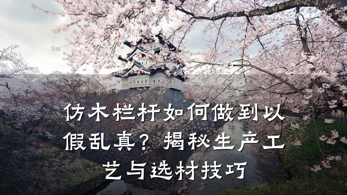 仿木栏杆如何做到以假乱真？揭秘生产工艺与选材技巧