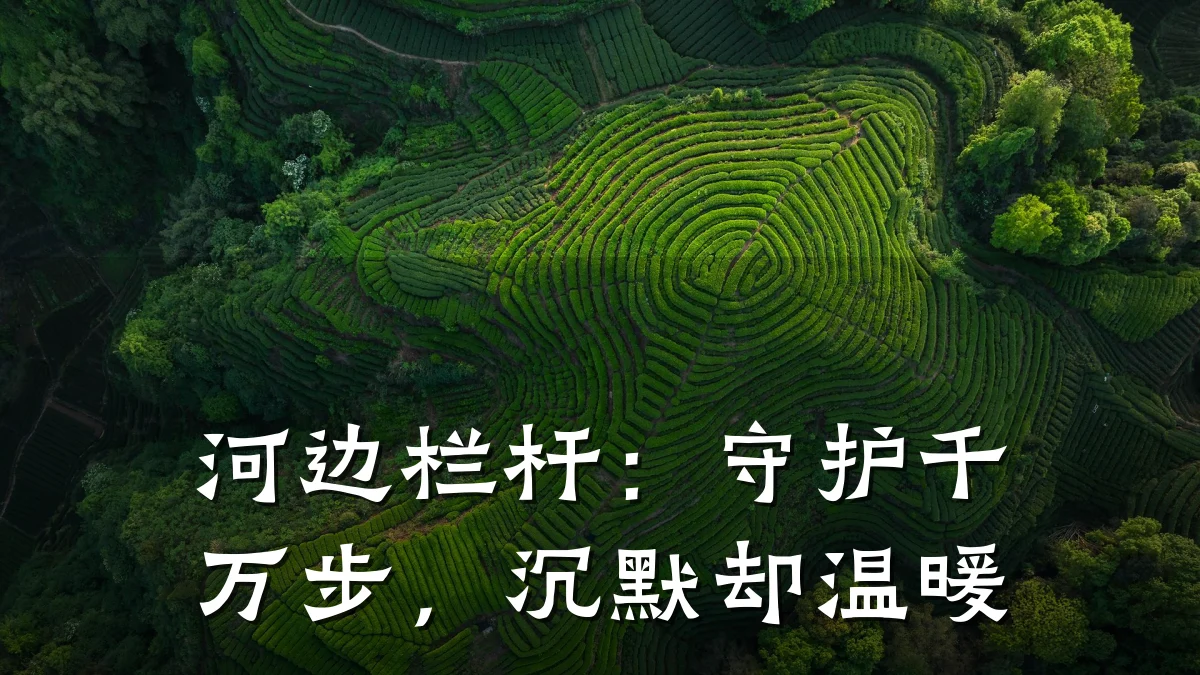 河边栏杆：守护千万步，沉默却温暖