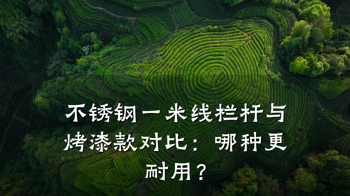 不锈钢一米线栏杆与烤漆款对比：哪种更耐用？