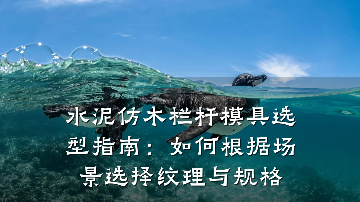 水泥仿木栏杆模具选型指南:如何根据场景选择纹理与规格