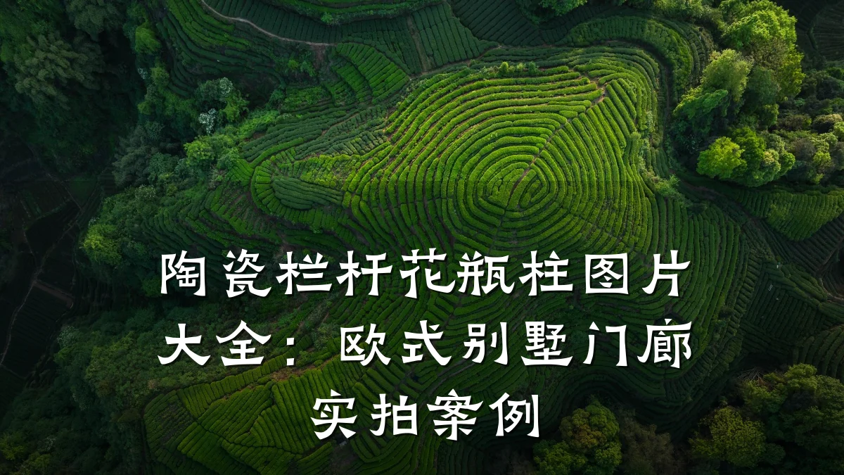 陶瓷栏杆花瓶柱图片大全:欧式别墅门廊实拍案例
