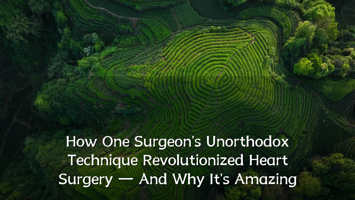 How One Surgeon's Unorthodox Technique Revolutionized Heart Surgery — And Why It's Amazing