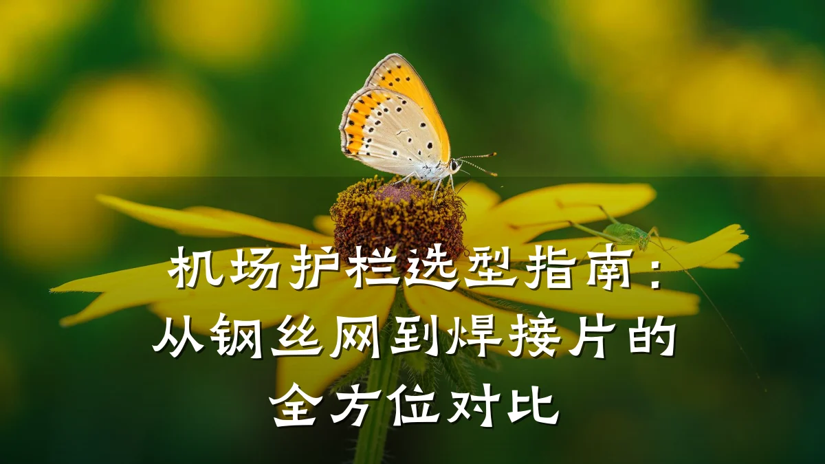 机场护栏选型指南:从钢丝网到焊接片的全方位对比