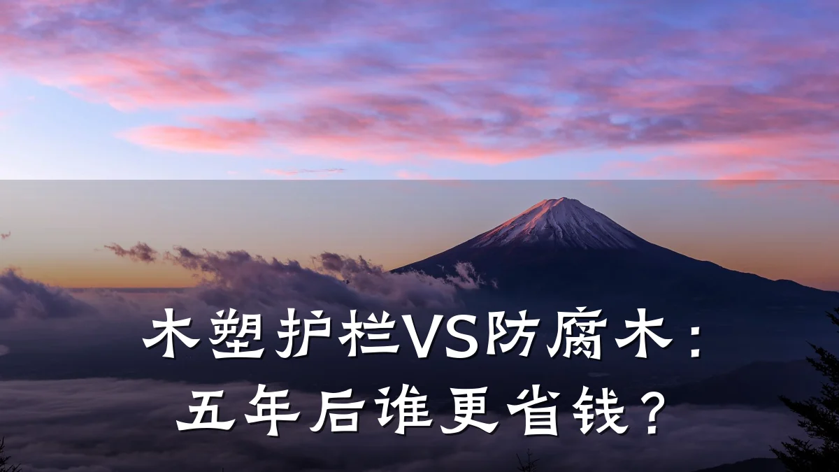 木塑护栏VS防腐木:五年后谁更省钱?