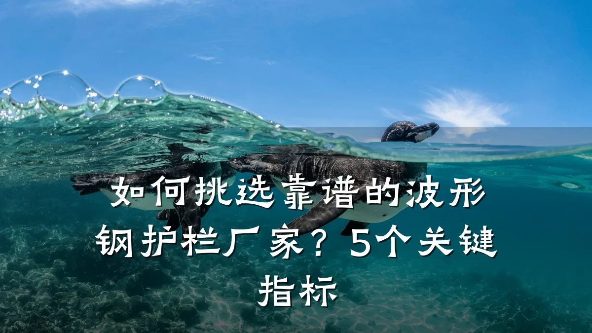 如何挑选靠谱的波形钢护栏厂家?5个关键指标