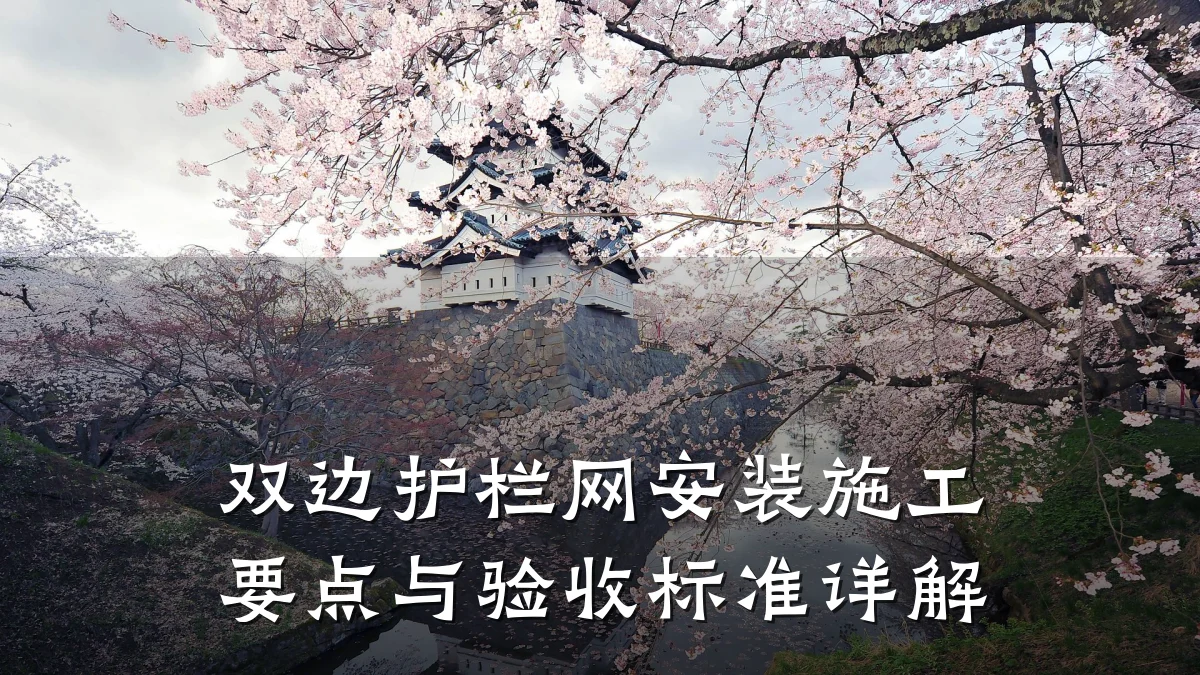 双边护栏网安装施工要点与验收标准详解