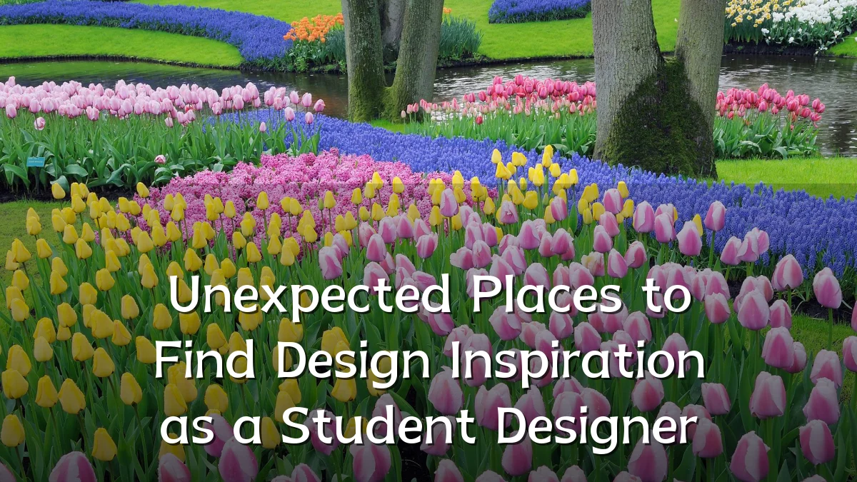 Unexpected Places to Find Design Inspiration as a Student Designer