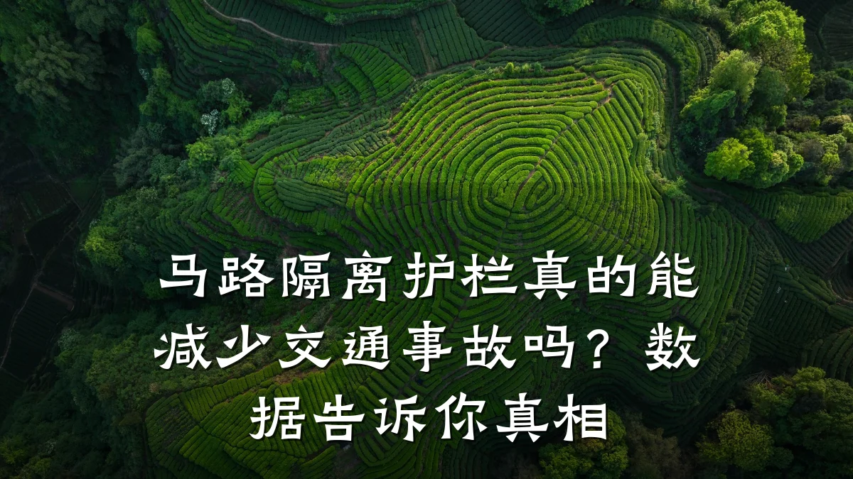 马路隔离护栏真的能减少交通事故吗?数据告诉你真相