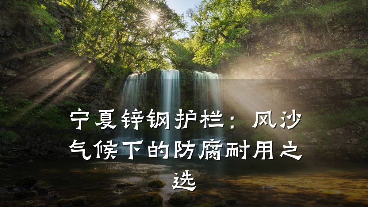 宁夏锌钢护栏:风沙气候下的防腐耐用之选