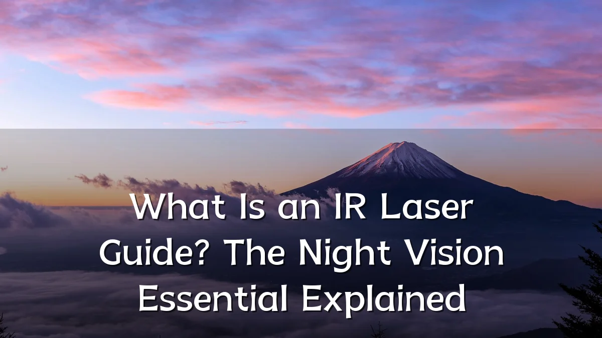 What Is an IR Laser Guide? The Night Vision Essential Explained